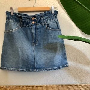 NWOT Denim Mini Skirt